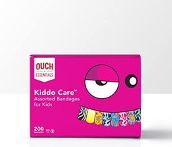 Ouch Essentials Kiddo Care Adhesive Bandages - 200 Count