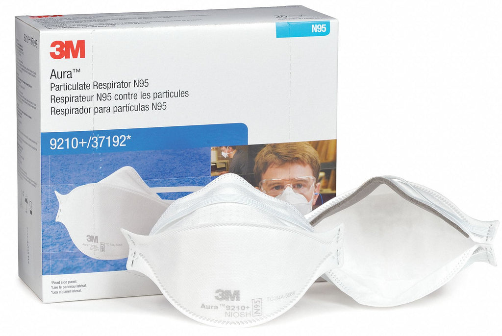 3M N95 9210+ Respirator (Universal Size) - Case or Individual Mask