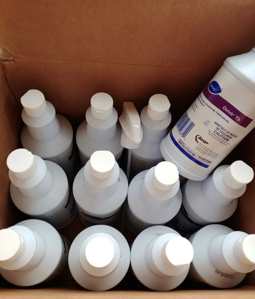 Oxivir Disinfectant - 12 bottles, 2 triggers