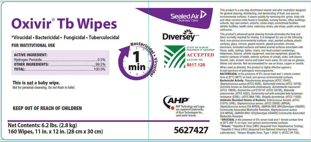 Oxivir TB Wipes/ 160 wipes