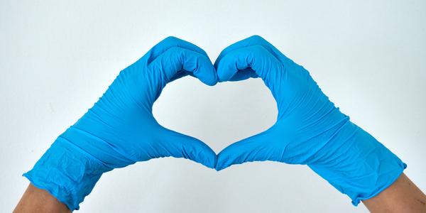 K-Glove BLUE Nitrile  Examination Gloves - No Powder - BOX OR CASE