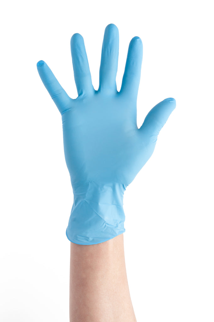 K-Glove BLUE Nitrile  Examination Gloves - No Powder - BOX OR CASE