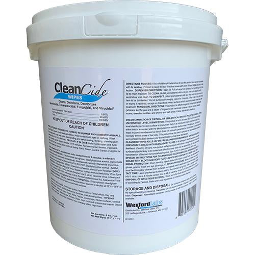 CleanCide Germicidal Disinfectant Wipes - 400 count Tub